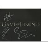 Game of Thrones 8x10 photo signed by cast members Edward Dogliani, Margeret Jackman and Andy