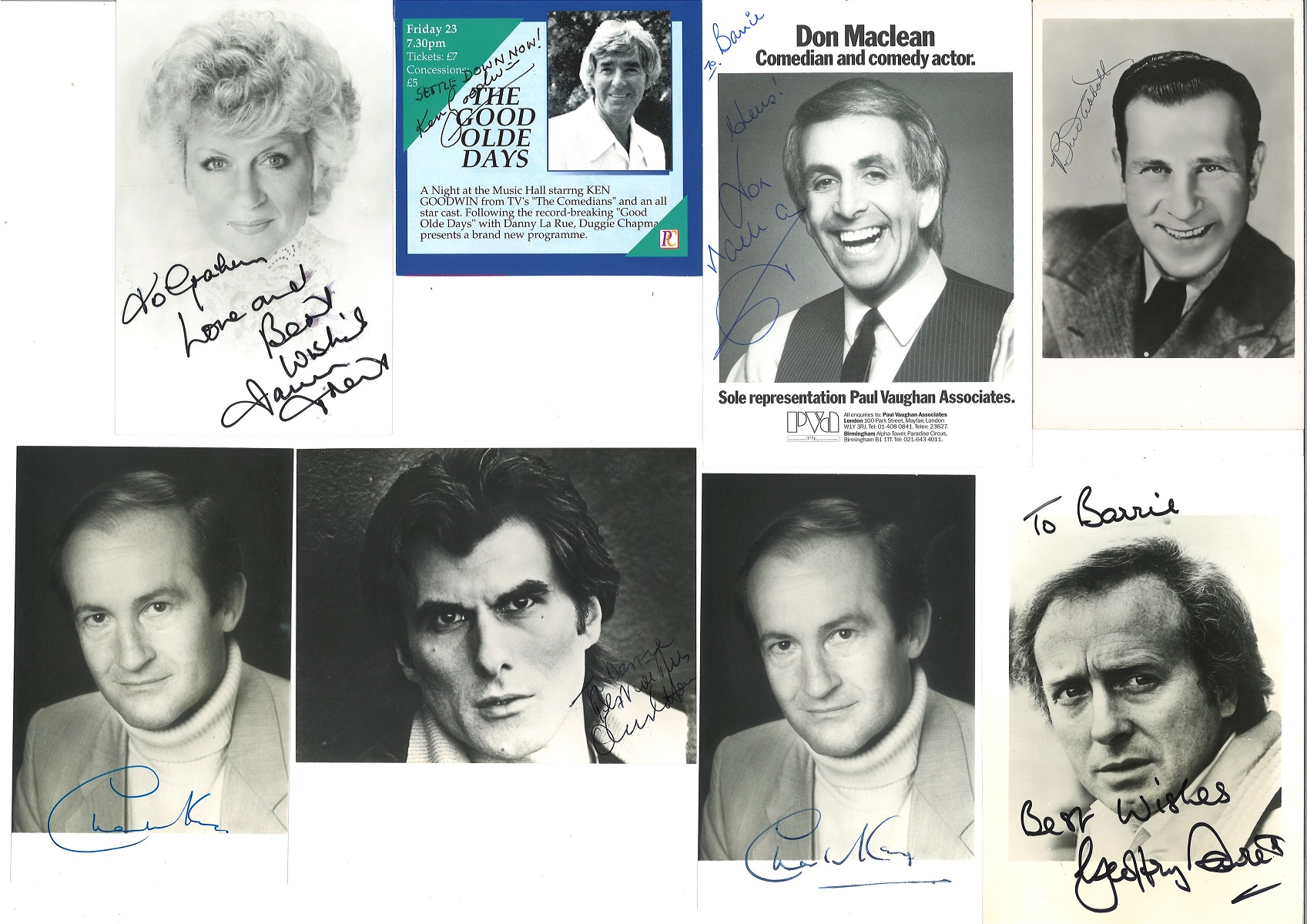 Assorted TV/Theatre/Music signed collection. 30 items. Some of signatures inc Ray Mysterio, - Image 3 of 4