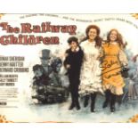 The Railway Children. 8x10 photo signed by actress Sally Thomsett. Good Condition. All autographs