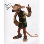 Chicken Run. Actor Phil Daniels signed 8x10 photo from the animated film, Chicken Run. Good