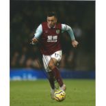 Dwight McNeil Signed Burnley 8x10 Photo. Good Condition. All autographs are genuine hand signed