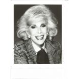 Joan Rivers Comedian Signed 8x10 Photo. Good Condition. All autographs are genuine hand signed and