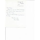 Air Vice Marshal Sir John Gerard Willsley Weston KBE CB signed ALS dated the 31st August 1971.