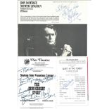 Signed Theatre programme collection. 68 included. Amongst signatures are Teddy Johnson, Pearl