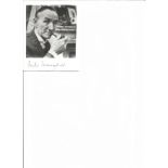 Michael Joseph Mansfield signed 6 x 4 b/w photo with pipe. He was an American politician and