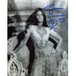 Caroline Munro. Sinbad and the Eye of the Tiger 8x10 photo signed by Bond movie actress Caroline