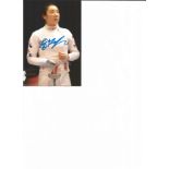 Shin A-lam signed 6x4 colour photo. South Korean Olympic silver medallist in womens team epee