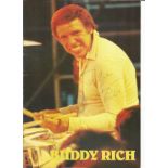 Buddy Rich signed programme. Signed on front cover. September 30, 1917 – April 2, 1987) was an