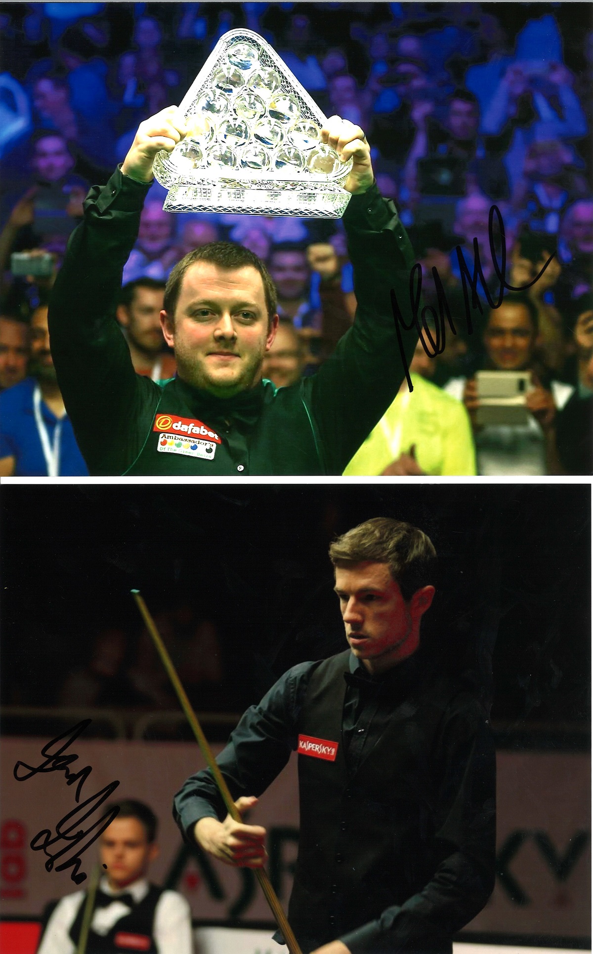 Snooker collection 5, 10x8 signed colour photos by players such as Mark Allen, Dave Gilbert, Jack