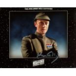 Star Wars. 8x10 inch Star Wars movie photo signed by actor Ken Colley as an Imperial Officer. Good