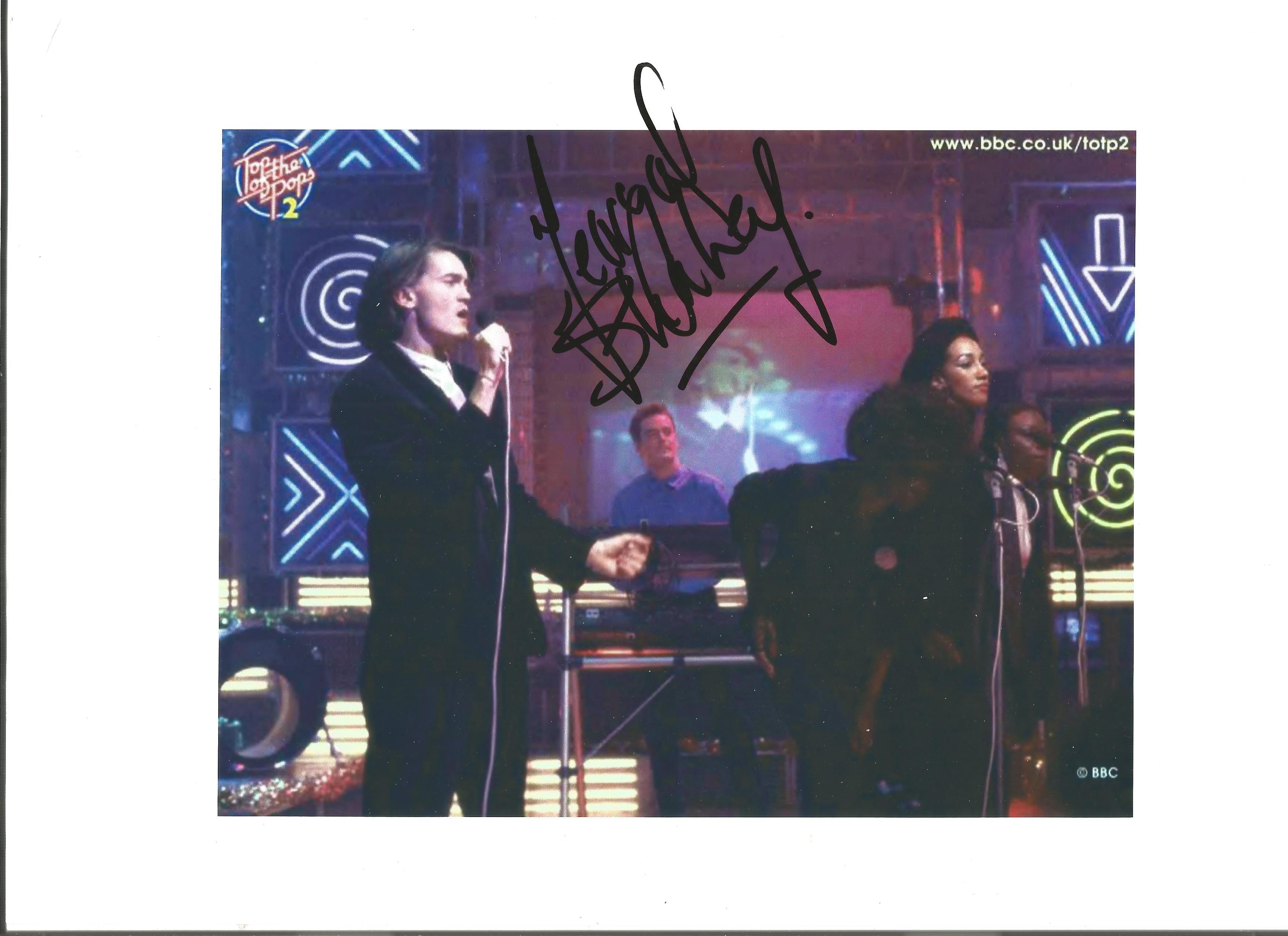Feargal Sharkey signed 12x8 colour photo. singer from Northern Ireland most widely known as the lead