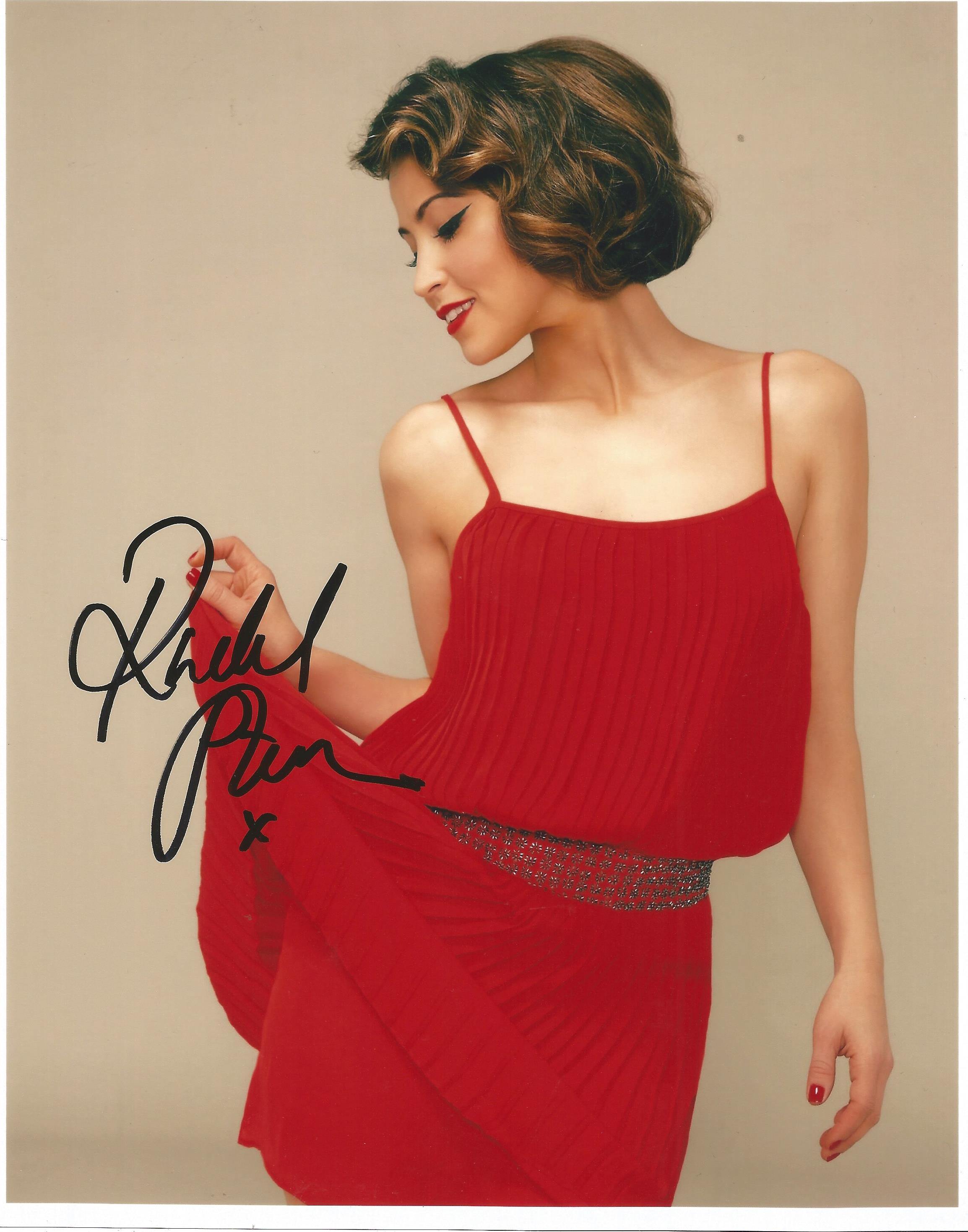 Rachel Stevens Singer Signed 8x10 Photo. Good Condition. All autographs are genuine hand signed