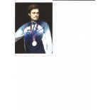 Barthosz Piasecki signed 6x4 colour photo. Norwegian Olympic silver medallist in mens individual