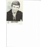 Gene Pitney signed 6x4 black and white photo. Dedicated. Good Condition. All autographs are