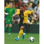 Andre Gray Signed Watford 8x10 Photo. Good Condition. All autographs are genuine hand signed and