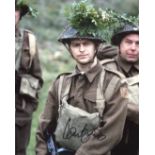 Dads Army. Actor Ian Lavender as Private Pike signed 8x10 photo from the comedy series Dads Army.