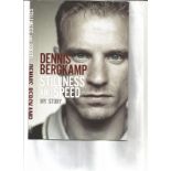 Dennis Bergkamp signed Stillness and speed my story hardback book. Signed on inside title page. Good