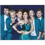 Alphabeat Music Signed 8x10 Photo. Good Condition. All autographs are genuine hand signed and come