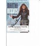 Martha Reeves signed flyer. Good Condition. All autographs are genuine hand signed and come with a