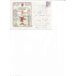 Emlyn Hughes signed Liverpool v Stromsgodset dawn cover. Good Condition. All autographs are