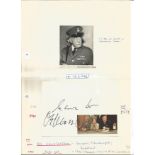 Otto Eduard Hasse signed cad with inset colour photo. He was a German film actor and director.