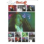 Steve Steinman signed 12x8 colour Meatloaf 2 montage. Good Condition. All autographs are genuine