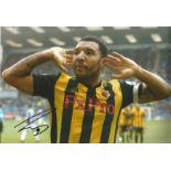 Troy Deeney Signed Watford 8x12 Photo. Good Condition. All autographs are genuine hand signed and