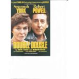 Susannah York and Robert Powell signed Double programme. Both have signed inside and Powell also