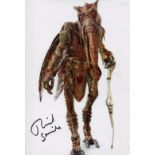 Star Wars. 8x12 inch photo signed by Star Wars actor Richard Stride. Good Condition. All