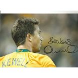 Harry Kewell Australia Signed 12 x 8 inch football photo. Supplied from stock of www.sportsignings.