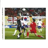 Park Ji-sung 12 X 8 South Korea signed colour football photo. Supplied from stock of www.