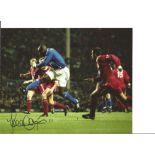 Kevin Campbell Everton Signed 10 x 8 inch football photo. Supplied from stock of www.sportsignings.