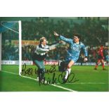 Micky Quinn Coventry City Signed 10 x 8 inch football photo. Supplied from stock of www.