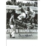 Alvin Martin 10x8 Signed B/W Football Photo Pictured In Action For West Ham United. Supplied from