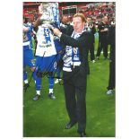 Harry Redknapp Portsmouth Signed 10 x 8 inch football photo. Supplied from stock of www.