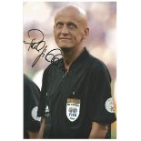 Pierluigi Collina Referee Signed 10 x 8 inch football photo. Supplied from stock of www.