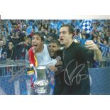 Jordi Gomez, Louis Robles and Roman Golobart Wigan Signed 12 x 8 inch football photo. Supplied