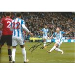 Aaron Mooy Huddersfield 12 x 8 signed colour football photo. Supplied from stock of www.