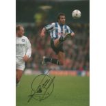Paulo Di Canio Sheff Wed 12 x 8 signed colour football photo. Supplied from stock of www.