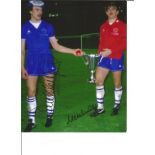 Derek Mountfield and Neville Southall Everton Signed 10 x 8 inch football photo. Supplied from stock