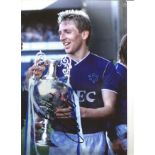 Gary Stevens Everton Signed 12x 8 inch football photo. Supplied from stock of www.sportsignings.