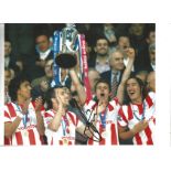 Olympiakos Assorted Other teams Signed 16 x 12 inch football photo. Supplied from stock of www.