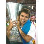 Javier Saviola Argentina Signed 12 x 8 inch football photo. Supplied from stock of www.