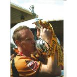 Jody Craddock Wolves Signed 12 x 8 inch football photo. Supplied from stock of www.sportsignings.com