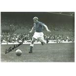 Dave Hickson Everton Signed 12 x 8 inch football photo. Supplied from stock of www.sportsignings.com