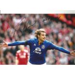 Nikica Jelavic Everton Signed 12 x 8 inch football photo. Supplied from stock of www.sportsignings.