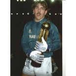 Neville Southall Everton Signed 12 x 8 inch football photo. Supplied from stock of www.
