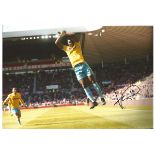 Yannick Bolasie Crystal Palace Signed 10 x 8 inch football photo. Supplied from stock of www.