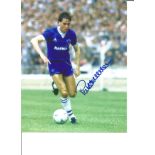 Pat Van Den Hauwe Everton Signed 10 x 8 inch football photo. Supplied from stock of www.