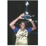 Michael Thomas Arsenal Signed 12 x 8 inch football photo. Supplied from stock of www.sportsignings.